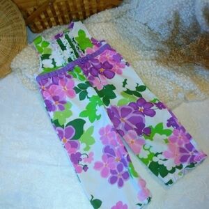 Hartstrings Floral Ruffle Dress - Pink, Green, White